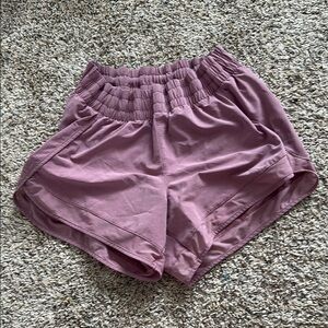 Athleta Pink Athletic Shorts Relaxed Fit Elastic Waistband